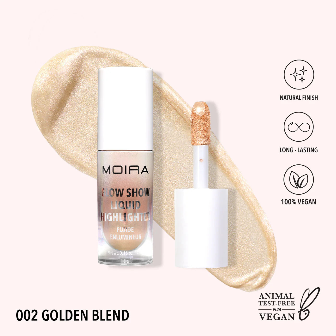 Moira Glow Show Liquid Higlighter- Golden Blend - هايلايتر